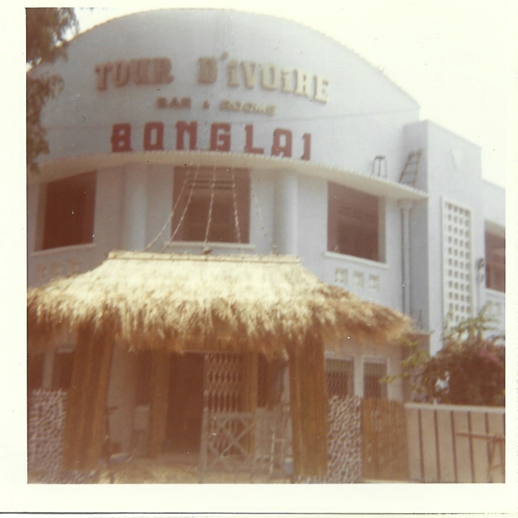 The tiki-style entrance of the French-deco Bong Lai Bar was a welcome sight to soldiers needing a break.
